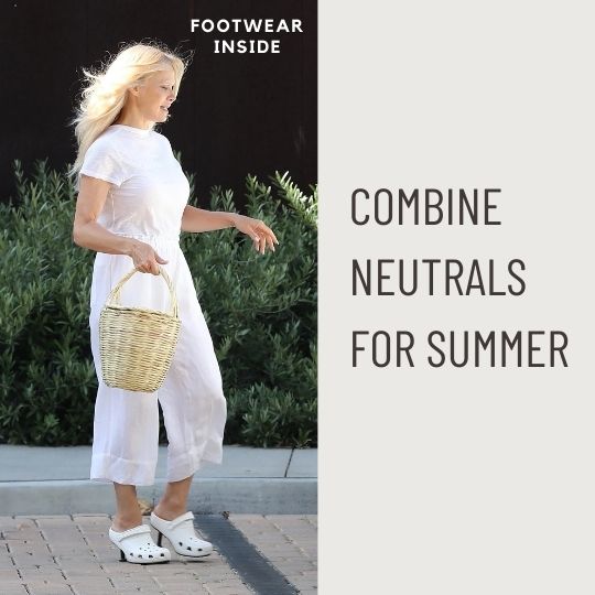 How To Wear Crocs: 30 Outfits Ideas 32 Combine Neutrals For Summer