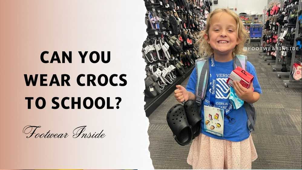 Can you wear crocs to school